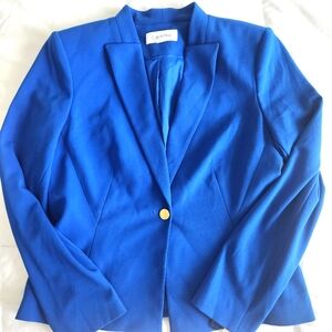Blue Women's 1 Button Blazer